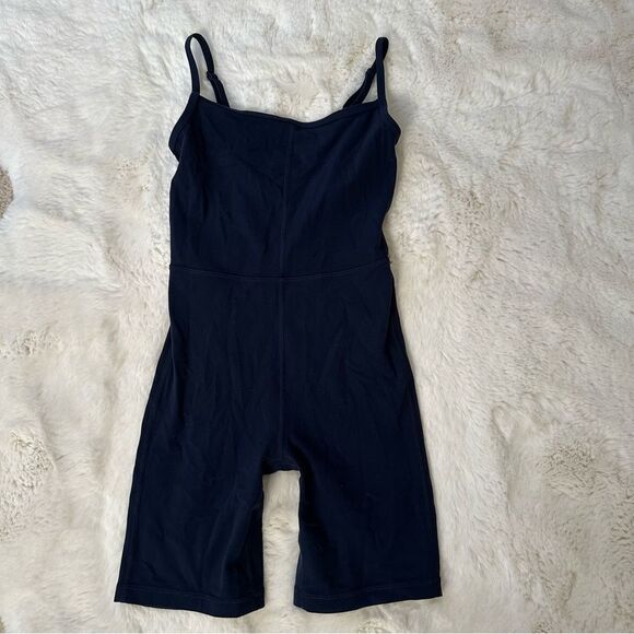 Aritzia Wilfred Free divinity romper in navy blue - Picture 1 of 10